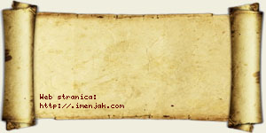 Isidora Šabanović vizit kartica